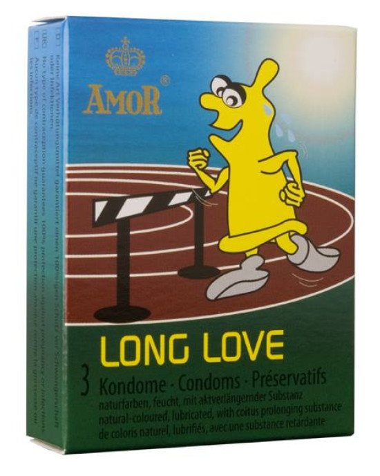 Презервативи - Amor Long Love, 3 шт. Презервативи - Amor Long Love, 3 шт.