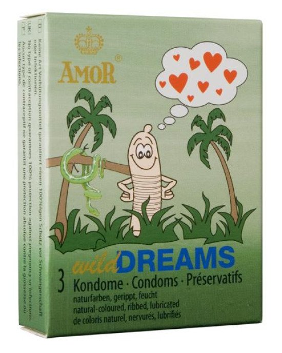 Презервативи - Amor Wild Dreams, 3 шт. Презервативи - Amor Wild Dreams, 3 шт.