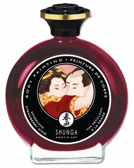 Фарба для тіла - Shunga Body Painting Strawberry Sparkling Wine Фарба для тіла - Shunga Body Painting Strawberry Sparkling Wine