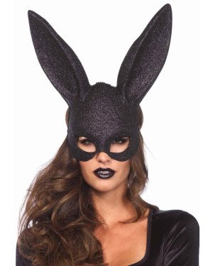 Маска - Glitter Masquerade Rabbit Mask Black