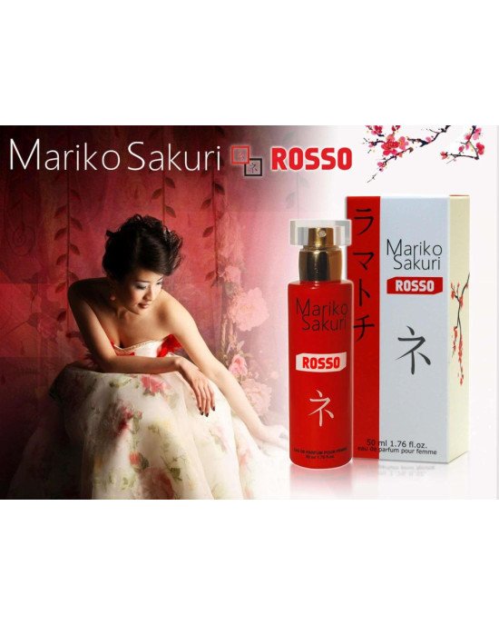 Парфуми з феромонами - Aurora Mariko Sakuri Rosso Women, 50 мл Парфуми з феромонами - Aurora Mariko Sakuri Rosso Women, 50 мл