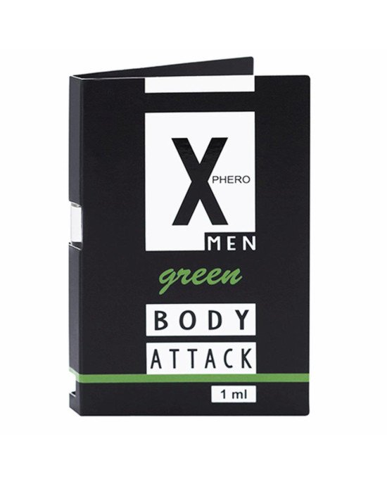 Парфуми з феромонами - X-Phero Men Green, 1 мл Парфуми з феромонами - X-Phero Men Green, 1 мл