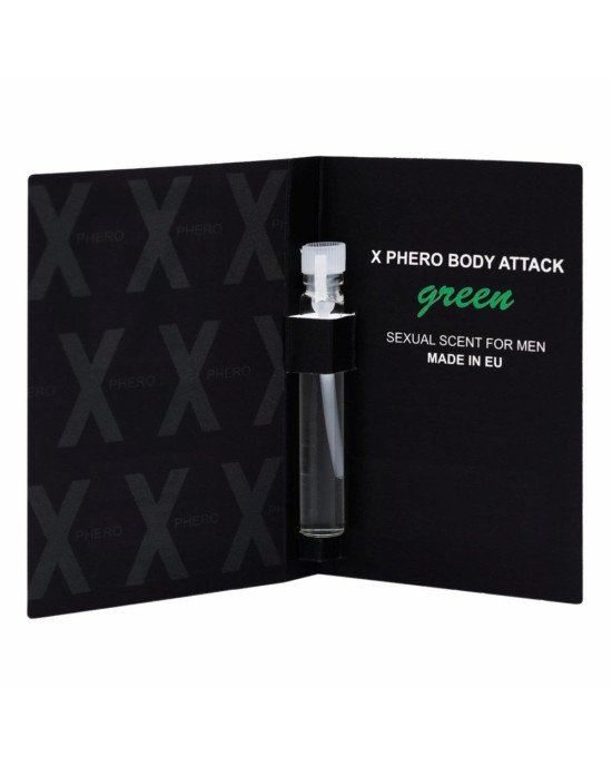 Парфуми з феромонами - X-Phero Men Green, 1 мл Парфуми з феромонами - X-Phero Men Green, 1 мл