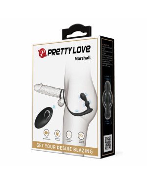 PRETTY LOVE - VIBRATION PENIS SLEEVE VI, vibrating anal stimulation