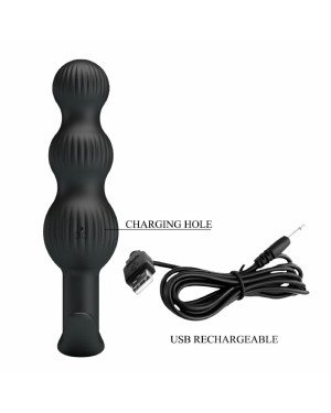 Анальна пробка - Sidney, 10 Wibracji, Silikon Анальна пробка - Sidney, 10 Wibracji, Silikon