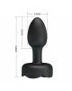 Анальна пробка - Olman, 10 Wibracji, Silikon Анальна пробка - Olman, 10 Wibracji, Silikon