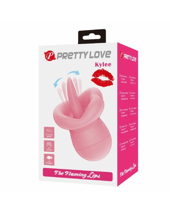 Вібратор - Kylee, 10 licking settings, TPR Вібратор - Kylee, 10 licking settings, TPR