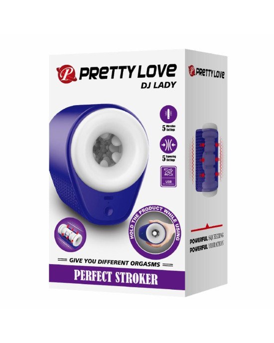 Мастурбатор - Dj Lady, 5 vibration functions 5 squeezing settings Мастурбатор - Dj Lady, 5 vibration functions 5 squeezing settings