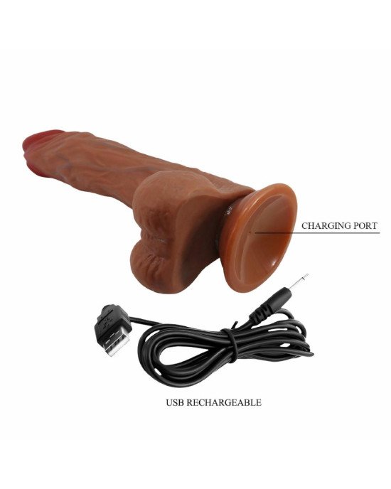 Вібратор - Calisto, TPR, 5 vibration functions 5 rotation functions 5 thrusting settings Вібратор - Calisto, TPR, 5 vibration functions 5 rotation functions 5 thrusting settings