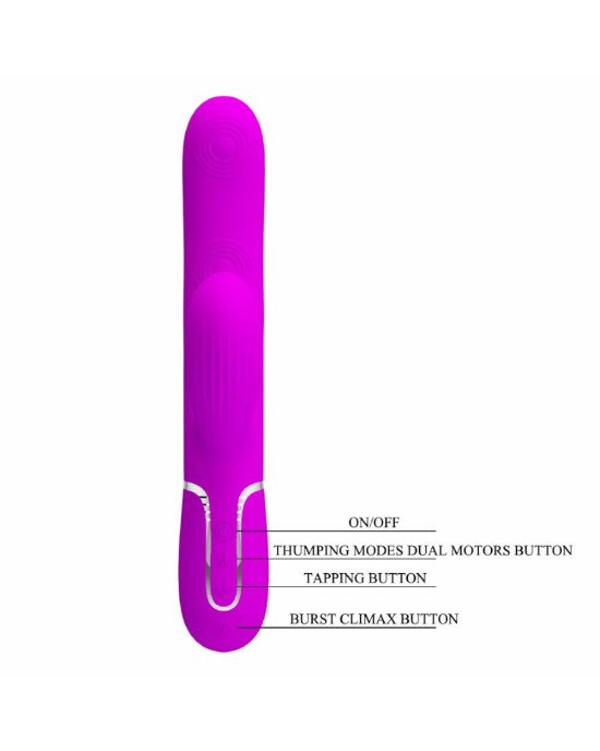 Вібратор - Twinkled Tenderness, 7 tapping functions 7 thumping functions