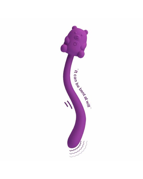 CUTE BEAR, Flirting Stick, 7 vibration functions, Magnetic USB charging CUTE BEAR, Flirting Stick, 7 vibration functions, Magnetic USB charging