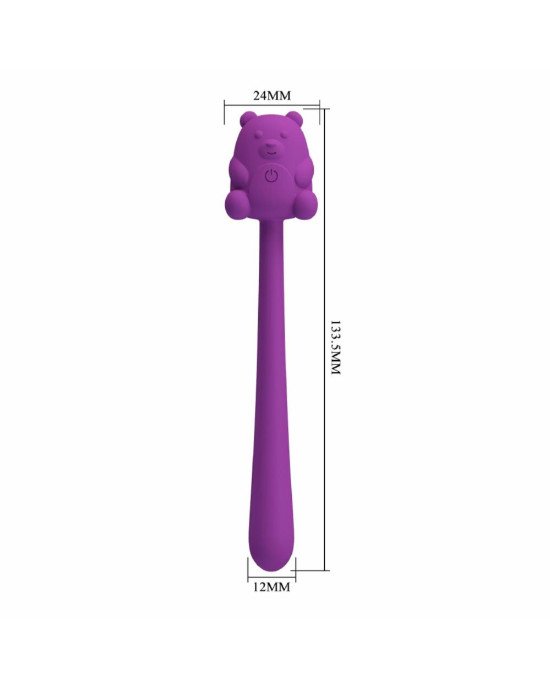 CUTE BEAR, Flirting Stick, 7 vibration functions, Magnetic USB charging CUTE BEAR, Flirting Stick, 7 vibration functions, Magnetic USB charging