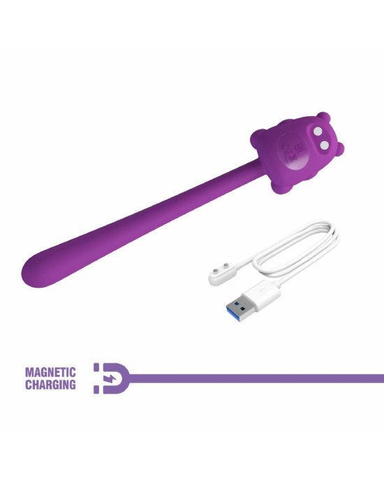 CUTE BEAR, Flirting Stick, 7 vibration functions, Magnetic USB charging CUTE BEAR, Flirting Stick, 7 vibration functions, Magnetic USB charging
