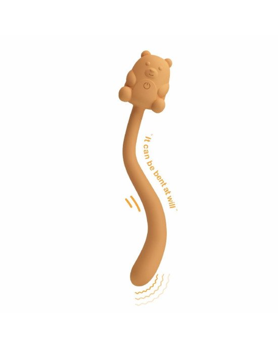 CUTE BEAR, Flirting Stick, 7 vibration functions, Magnetic USB charging