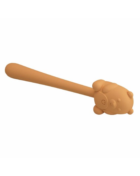CUTE BEAR, Flirting Stick, 7 vibration functions, Magnetic USB charging