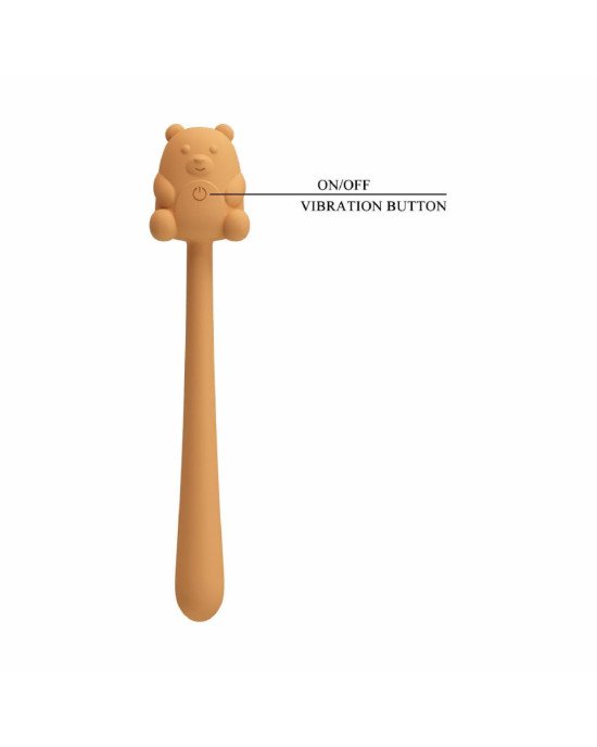 CUTE BEAR, Flirting Stick, 7 vibration functions, Magnetic USB charging