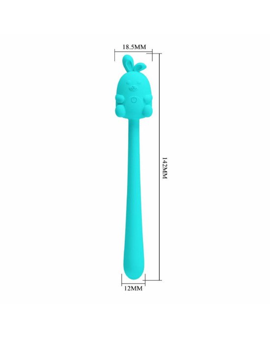 CUTE BUNNY, Flirting Stick, 7 vibration functions, Magnetic USB charging