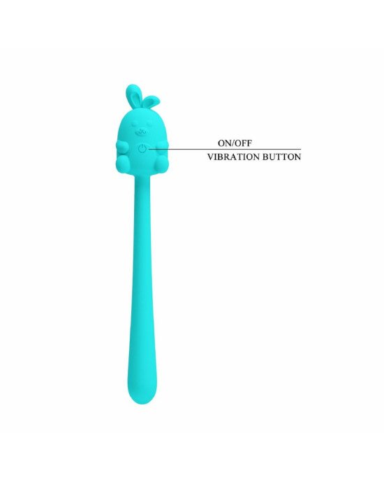CUTE BUNNY, Flirting Stick, 7 vibration functions, Magnetic USB charging