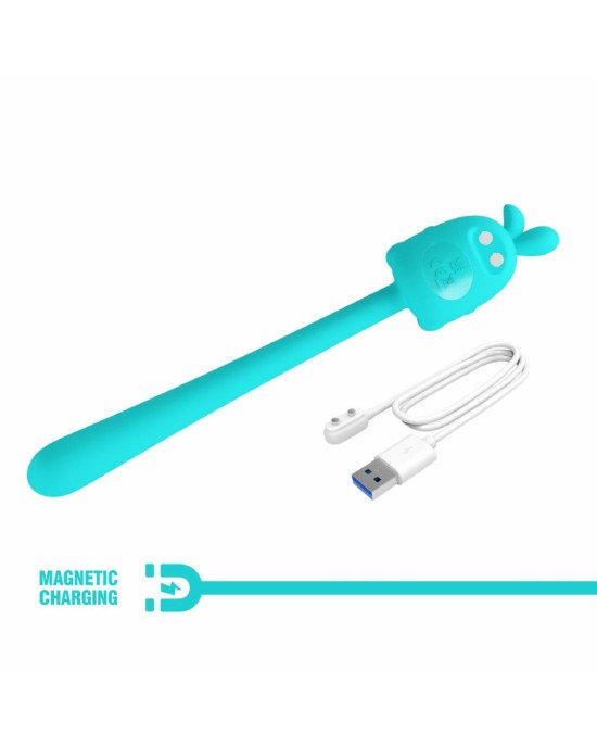 CUTE BUNNY, Flirting Stick, 7 vibration functions, Magnetic USB charging