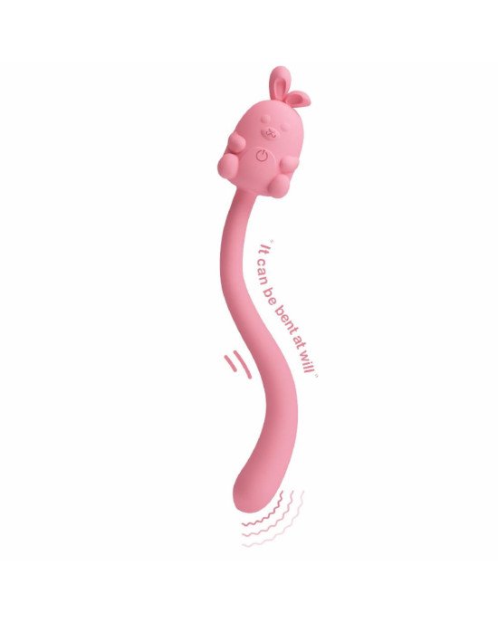 CUTE BUNNY, Flirting Stick, 7 vibration functions, Magnetic USB charging CUTE BUNNY, Flirting Stick, 7 vibration functions, Magnetic USB charging