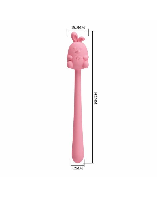 CUTE BUNNY, Flirting Stick, 7 vibration functions, Magnetic USB charging CUTE BUNNY, Flirting Stick, 7 vibration functions, Magnetic USB charging