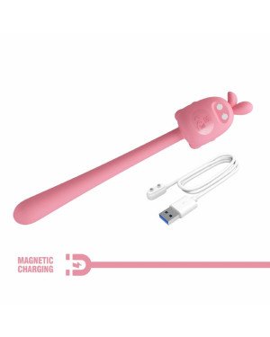 CUTE BUNNY, Flirting Stick, 7 vibration functions, Magnetic USB charging