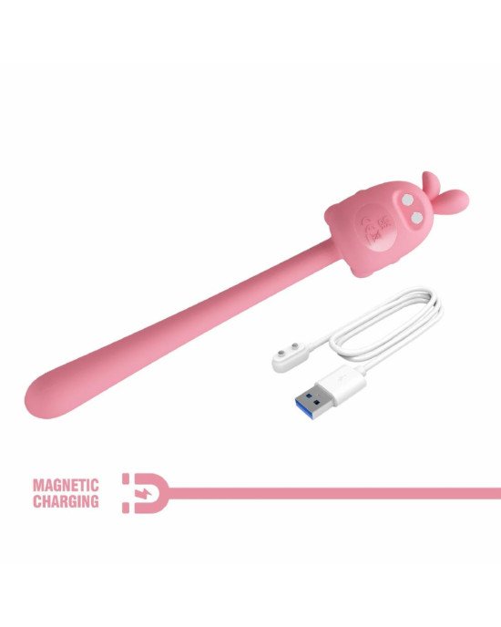 CUTE BUNNY, Flirting Stick, 7 vibration functions, Magnetic USB charging CUTE BUNNY, Flirting Stick, 7 vibration functions, Magnetic USB charging