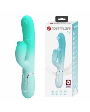 Вібратор - Gigi,7 thumping functions 7 licking modes, Silicone