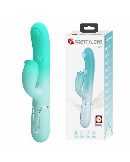 Вібратор - Gigi,7 thumping functions 7 licking modes, Silicone