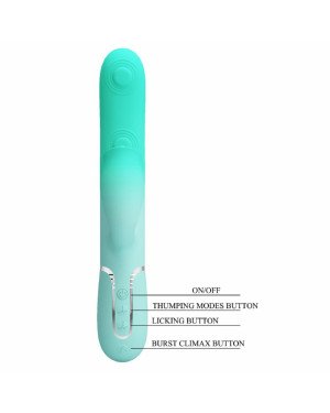 Вібратор - Gigi,7 thumping functions 7 licking modes, Silicone Вібратор - Gigi,7 thumping functions 7 licking modes, Silicone