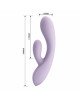 ROSOLYN, 10 vibration functions , USB rechargeable, Silicone