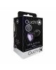 Анальна пробка - Ouch! Metal Butt Plug Small Gunmetal/Amethyst Purple Анальна пробка - Ouch! Metal Butt Plug Small Gunmetal/Amethyst Purple