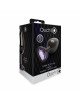 Анальна пробка - Ouch! Metal Butt Plug Large Gunmetal/Amethyst Purple Анальна пробка - Ouch! Metal Butt Plug Large Gunmetal/Amethyst Purple