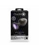 Анальна пробка - Ouch! Metal Butt Plug Large Gunmetal/Amethyst Purple Анальна пробка - Ouch! Metal Butt Plug Large Gunmetal/Amethyst Purple