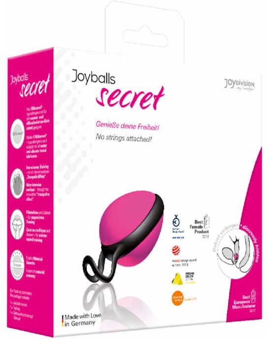 Вагінальна кулька - Joyballs Secret, pink / black Вагінальна кулька - Joyballs Secret, pink / black