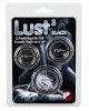 Набір ерекційних кілець - Lust 3 Black Набір ерекційних кілець - Lust 3 Black