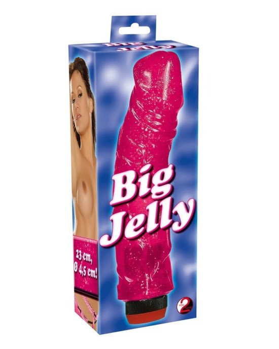 Вібратор - Big Jelly, рожевий Вібратор - Big Jelly, рожевий