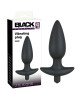 Анальна пробка - Black Velvet Vibrating Plug Large Анальна пробка - Black Velvet Vibrating Plug Large
