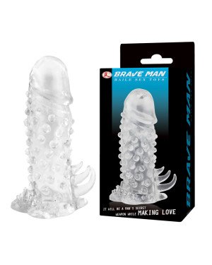 Насадка на член - Brave Man Penis Sleeve Clear