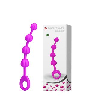 Анальний стимулятор - Pretty Love Beeds Purple