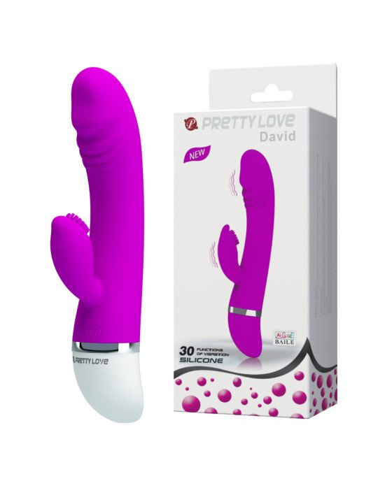 Вібратор - Pretty Love David Vibrator Purple Вібратор - Pretty Love David Vibrator Purple