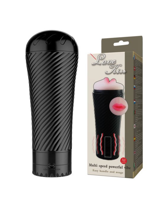 Мастурбатор ротик - Masturbator Cup - Vibration Love Kiss