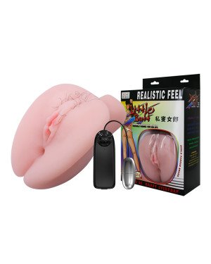 Мастурбатор - Realistic Feel Vibrating Vagina & Ass