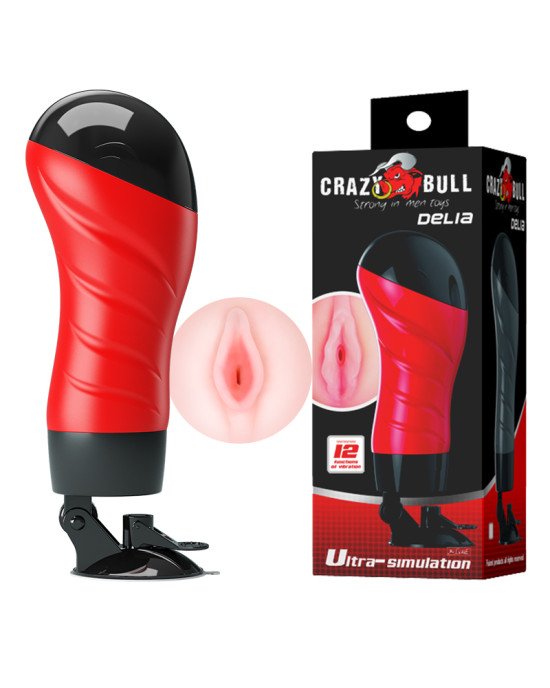 Мастурбатор - Crazy Bull Delia Vibrating Vagina Мастурбатор - Crazy Bull Delia Vibrating Vagina