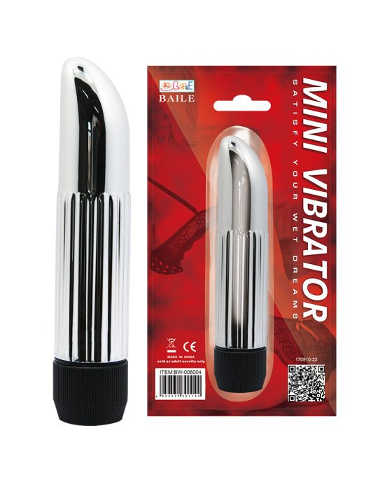 Класичний вібратор - Lady Finger Vibe Silver, 14 cm Класичний вібратор - Lady Finger Vibe Silver, 14 cm