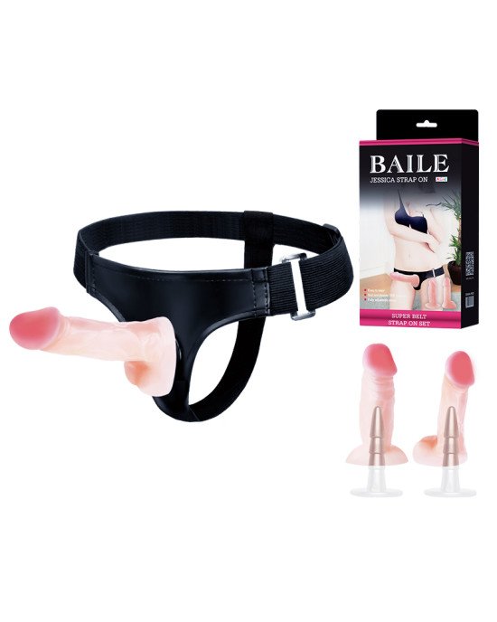 Страпон - Baile Jessica Strap On, 10,5 см Страпон - Baile Jessica Strap On, 10,5 см