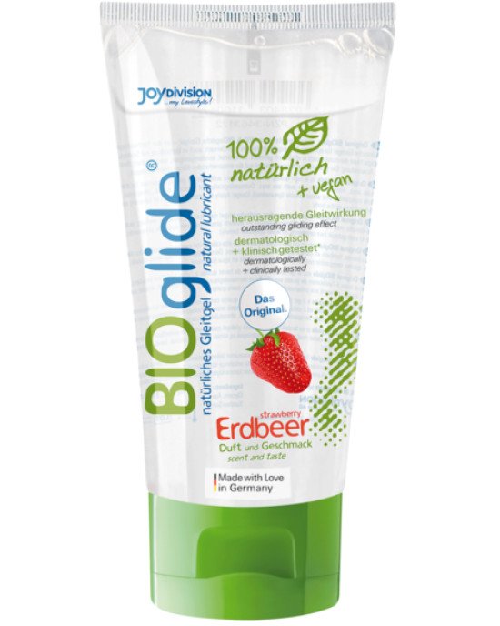 Лубрикант - BIOglide Erdbeer (полуниця), 80 мл Лубрикант - BIOglide Erdbeer (полуниця), 80 мл