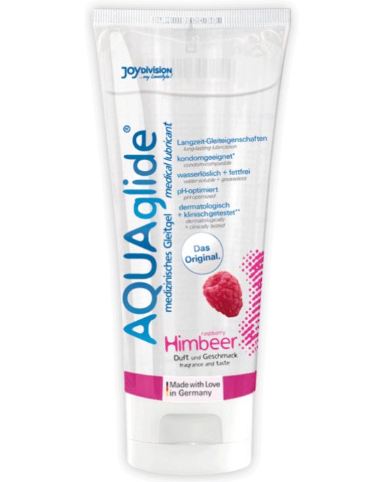 Лубрикант - AQUAglide Raspberry (малина), 100 мл Лубрикант - AQUAglide Raspberry (малина), 100 мл
