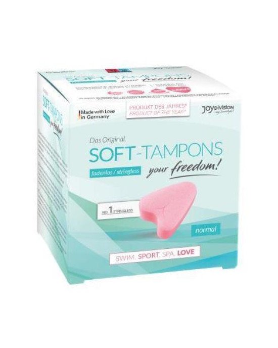 Гігієнічні тампони - Soft-Tampons Normal, 3 шт. Гігієнічні тампони - Soft-Tampons Normal, 3 шт.