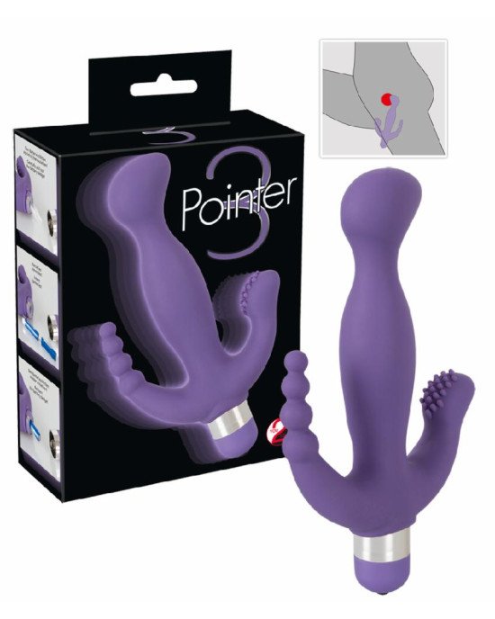 Стимулятор G-точки - 3 Pointer Purple Стимулятор G-точки - 3 Pointer Purple